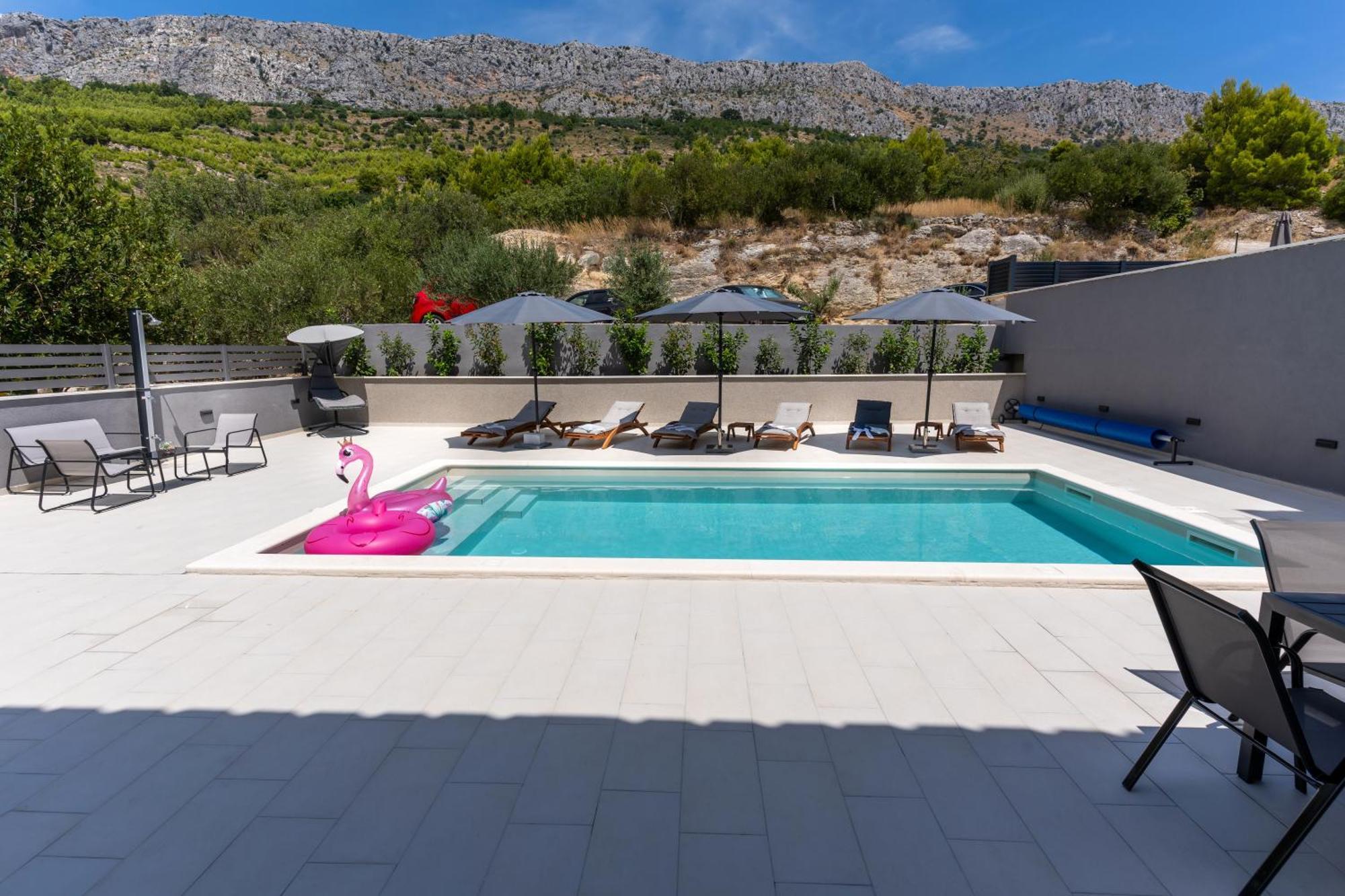 Luxury Apartment Lorena - Private Heated Pool - Jesenice  Ngoại thất bức ảnh